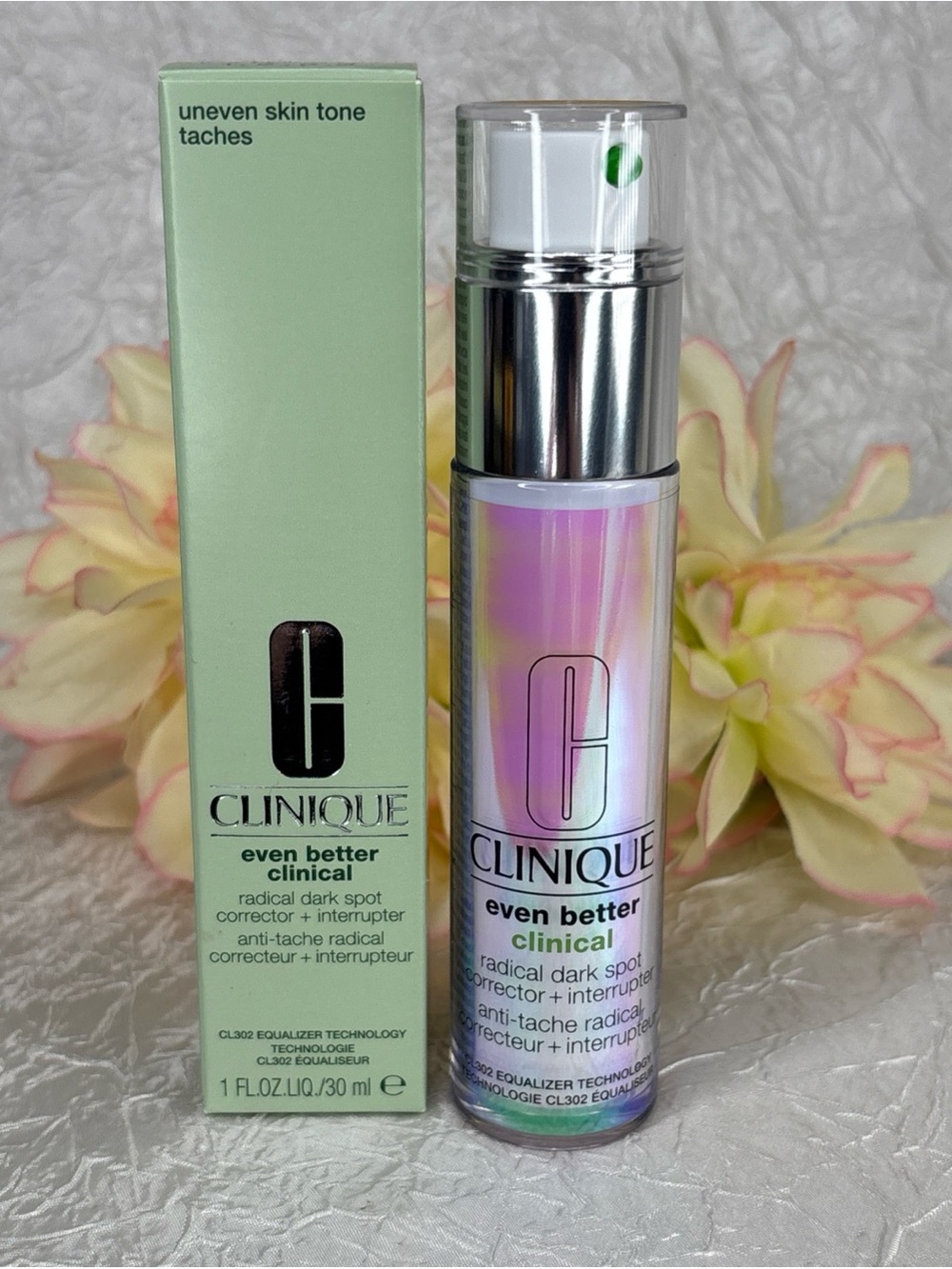 Clinique Even Better Clinical Radical Dark Spot Corrector + Interruptor 1oz NIB